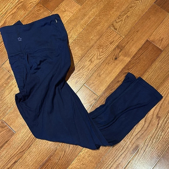 Tuff Navy skin tight  leggings Sz M - Picture 1 of 11